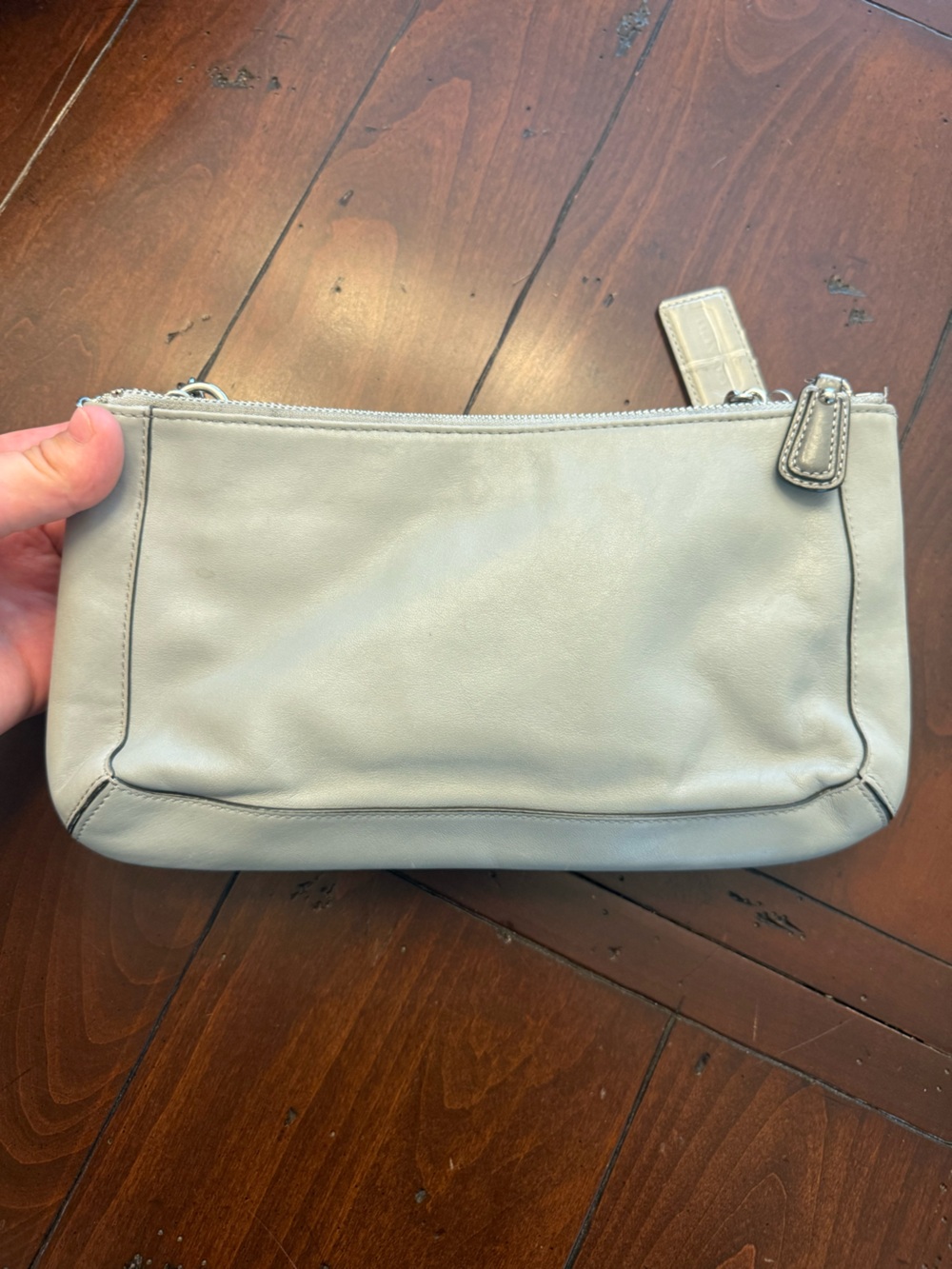 Coach y2k Kristin Willow leather snakeskin shoulder bag Used! - Picture 10 of 16